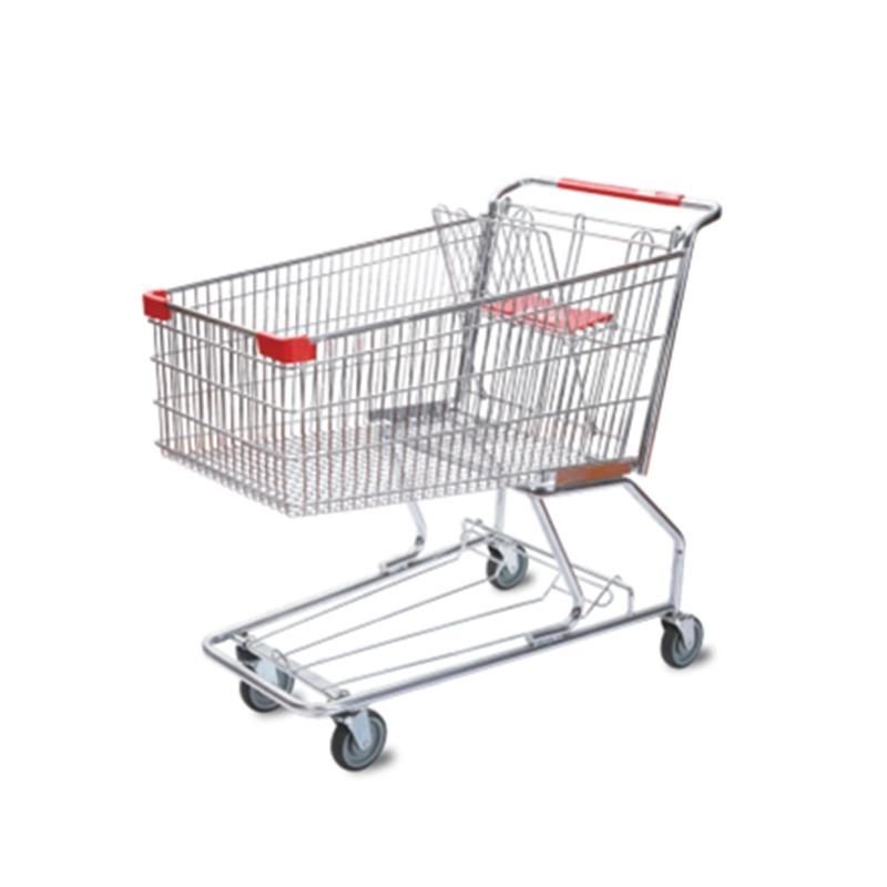 Hot Selling 140L American Style Shopping Cart Supermarket Model-Df Trolley