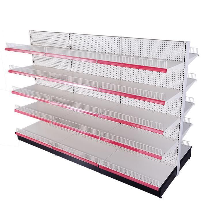 4 Layers Supermarket Shelves System Gondola Supermarket Equipment Shelf