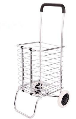 China Supplier Aluminum Lightweight Portable Folding Basket Laundry Cart Trolleys