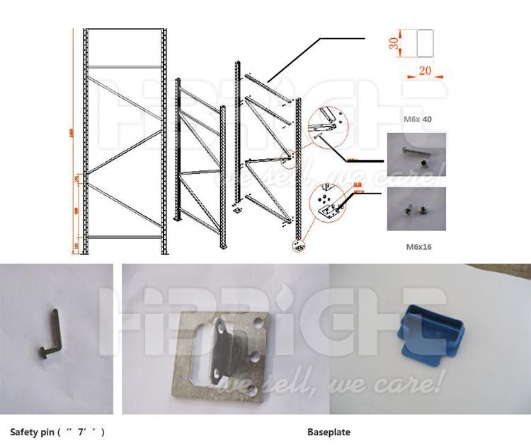 Storage Medium Duty Metal Warehouse Rack