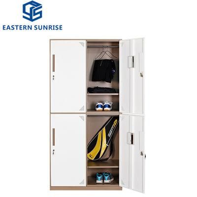 China Factory Cloth Wardrobe 4 Door Changing Room Locker