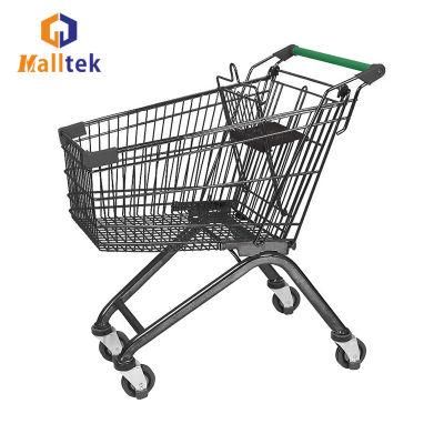 European American Asian Style Shopping Trolley Supermarket Shopping Trolley Cart