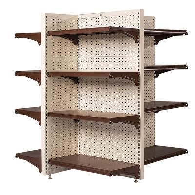 Modern Retail Shelving Grocery Store Racks Durable Gondola Unit