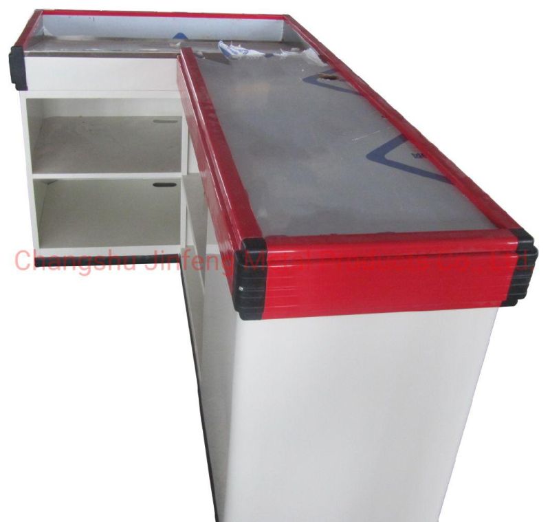 Supermarket Checkout Counter Store Standard Metal Cashier Desk