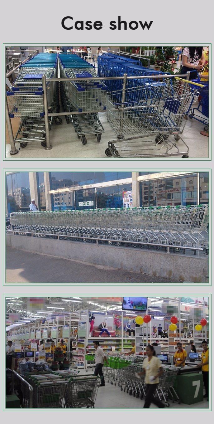 New Wholesale Metal Grocery Supermarket Shopping Cart Shopping Trolley