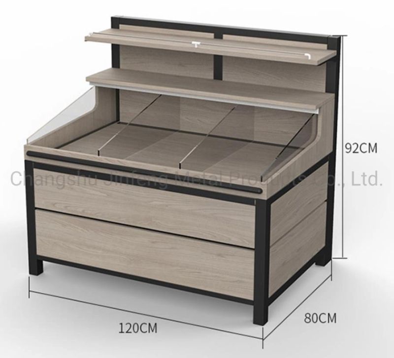 Supermarket Wooden Display Rack Shelves Rack