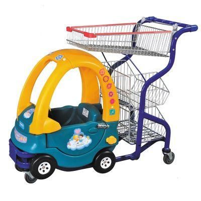 Supermarket Plastic Trolley Children Trolley Store Cart