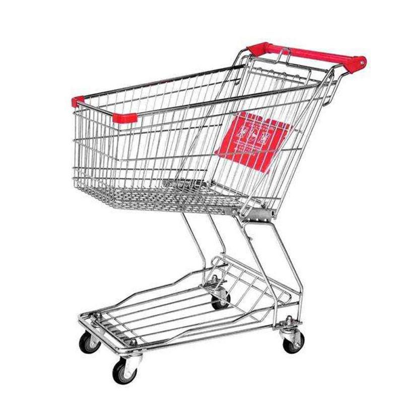 Custom Eco Friendly Shopping Grocery Cart, Wholesale Supermarket Folding Shopping Trolleys