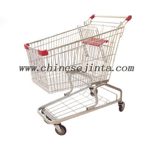 Metal Supermarket Shopping Cart with Ce Certification (JT-E07)