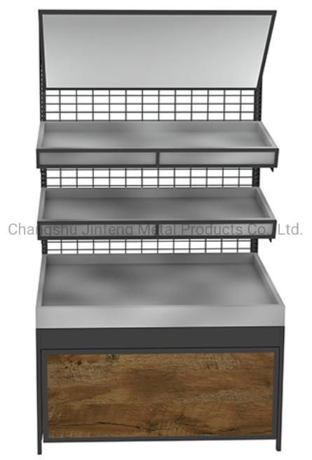 Fruit and Vegetable Ramp Supermarket Display Shelves