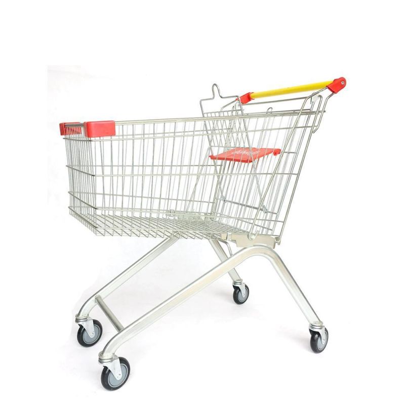 China Wholesale Cart Metal Supermarket Shopping Trolley Cart