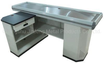 Supermarket Checkout Counters Convenience Store Cashier Desk Jf-Cc-054