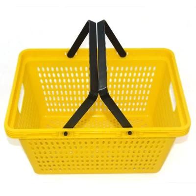 Wholesale Supermarket All Plastic Shopping Basket Hand Bsket