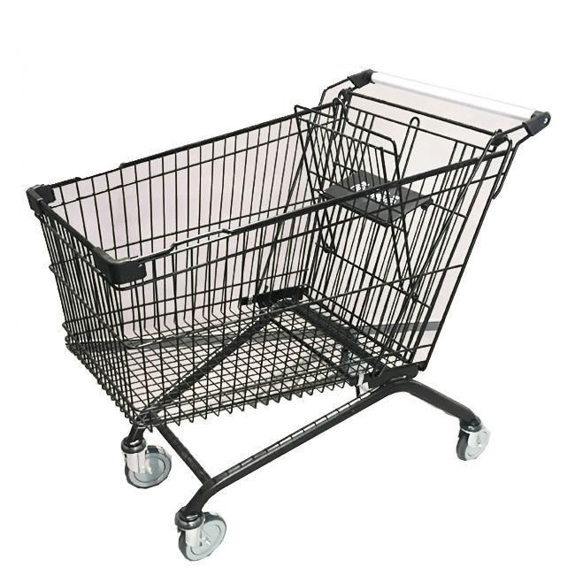 Good Price 60-240L Shopping Cart Supermarket Metal Trolley