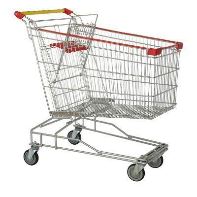 Supermarket Shopping Trolley Store Shopping Cart for Shopping Mall