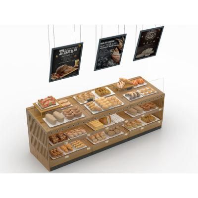 Modern Wooden Modular Bread Display Rack