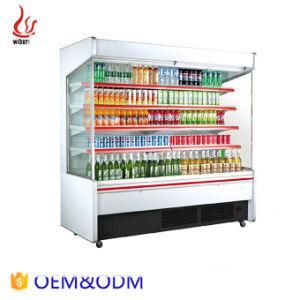 Adjustable Shelf 4 Multi Deck Display Chiller Open Supermarket Freezer Refrigerator