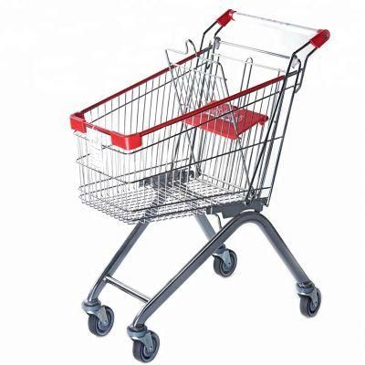 Cheap Hot Dipped Galvanized Supermarket Storage Trolley