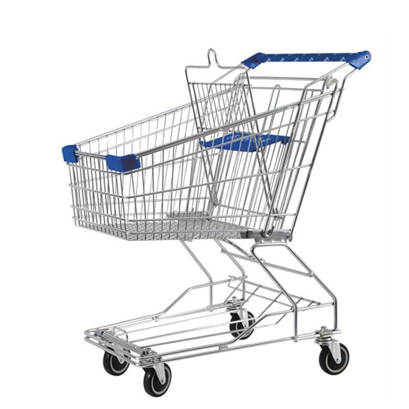 Steel Zinc Plated Metal Supermarket Store Shop Shopping Trolley