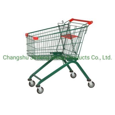 European Style Metal Shopping Trolley