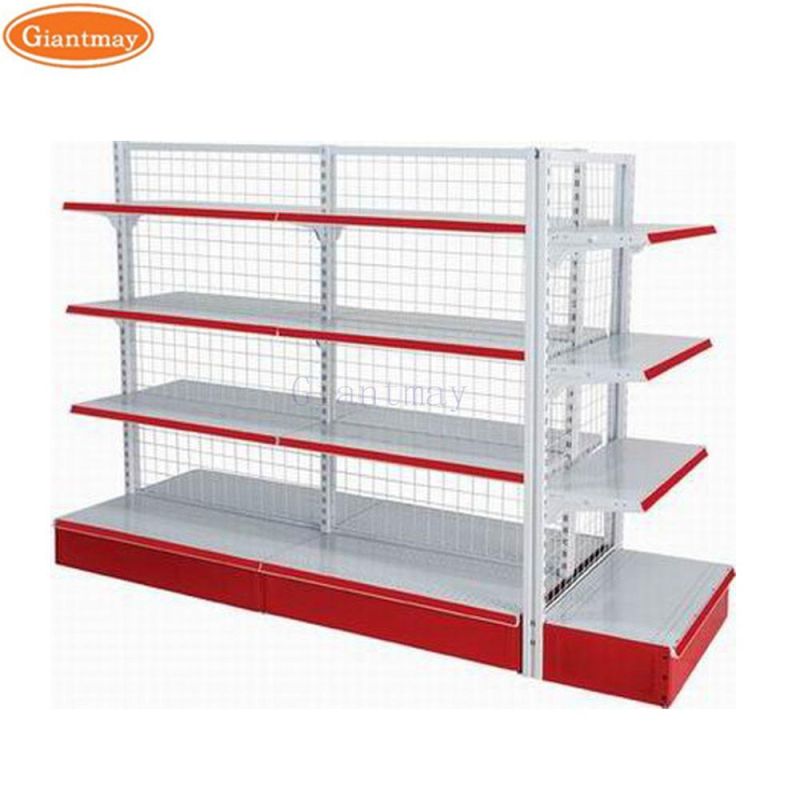 Giantmay Modern Wire Display Stand Steel Gondola Shelving Supermarket Shelf