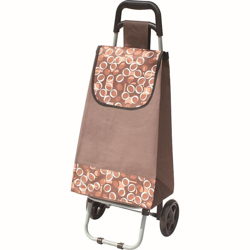 Fashion Satin Customized Printing Surpermarket Shopping Trolley Cart