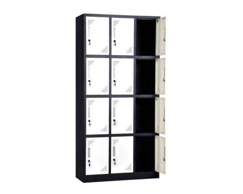 Premium 12 Compartments Door Metal High School Box Locker