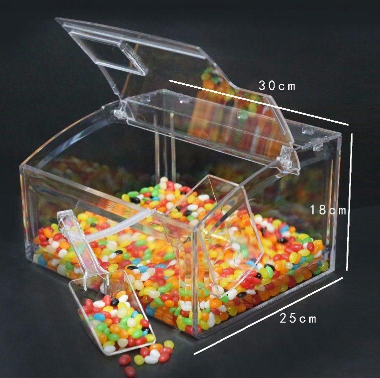 8L Capacity Food Dispenser Bulk Candy Container for Store