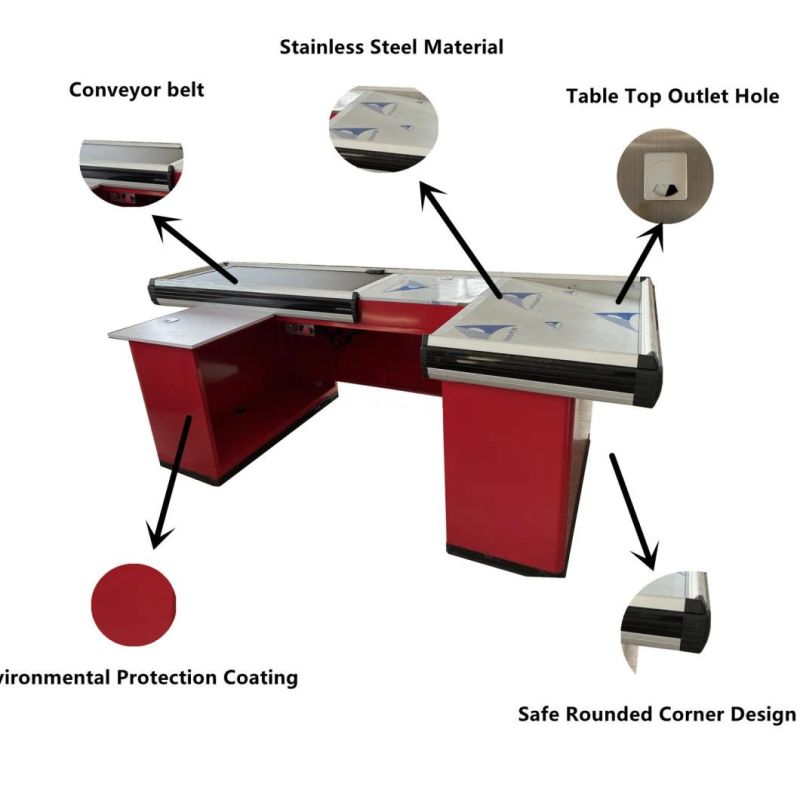 Convenient Store Checkout Counter Retail Counter for Sale