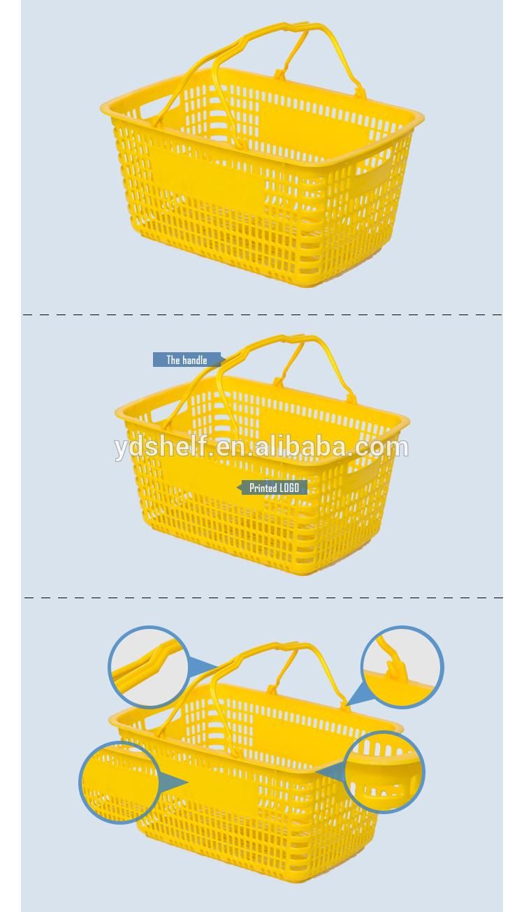 Japan Style Supermarket Hand Basket with Any Color