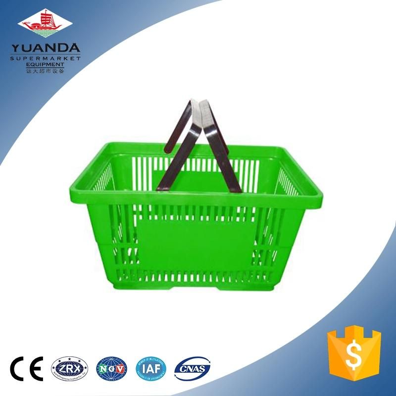 Wholesale Store Standard Double Handheld Storage Shopping Basket