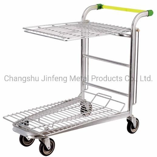 Supermarkets Steel Shopping Carts Metal Trolleys