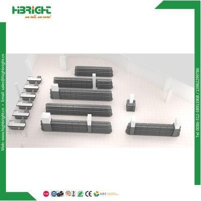 Retail Shelving Manufacturer Used Perforated Gondola
