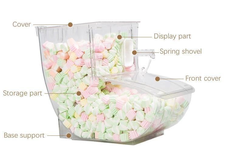 Wholesale Food Grade Plastic Food Storage Bin Candy Bin