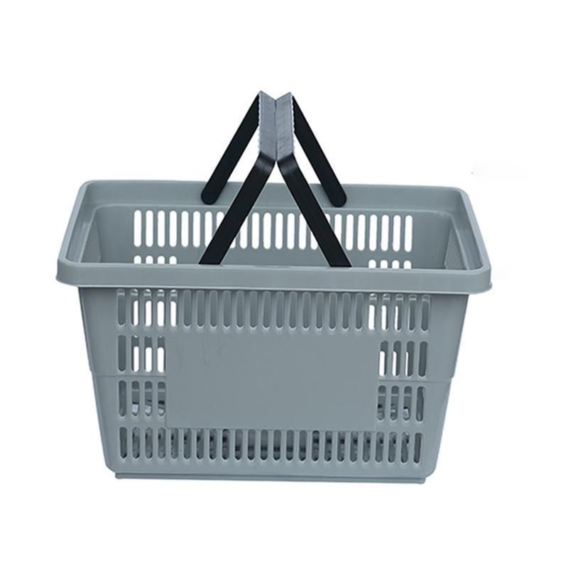 2021 Convenience Store Basket Supermarket Plastic Shopping Basket