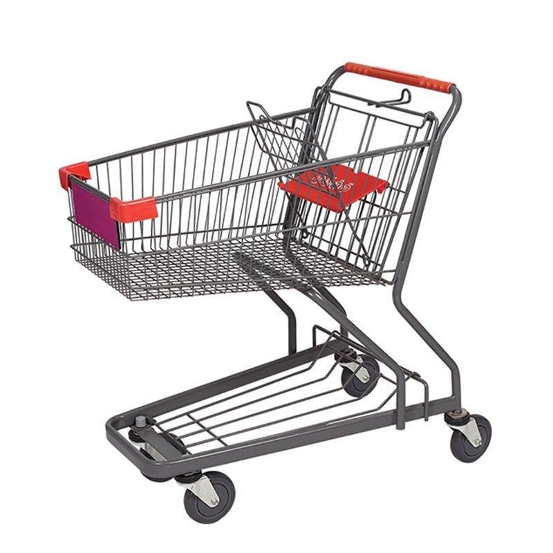 Factory Wholesale Foldable Custom Shopping Cart Trolley Outdoor Folding Supermarket Trolley