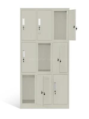 Multiple Doors 9 Doors Uniform Box Locker for Employee