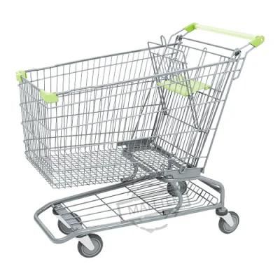 High Quality Hypmarket 180L Supermarket Trolley with 4wheels