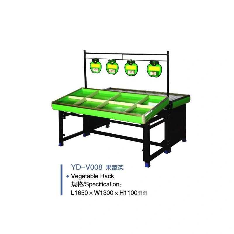 Fruits and Vegetables Shelf Display Stand Supermarket Rack From Factory