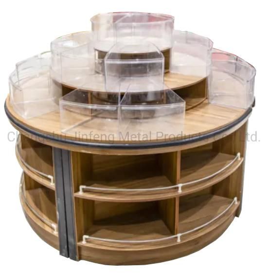 Supermarket Snack Display Rack Suger Display Shelf with Boxes