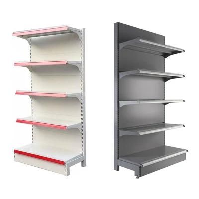 New Style Steel and Wood Material Shelf for Supermarket