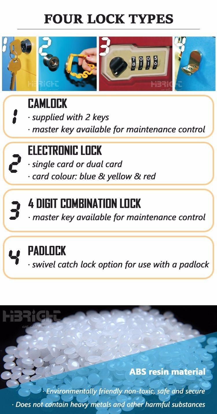 ABS Plastic Storage Locker Cabinet