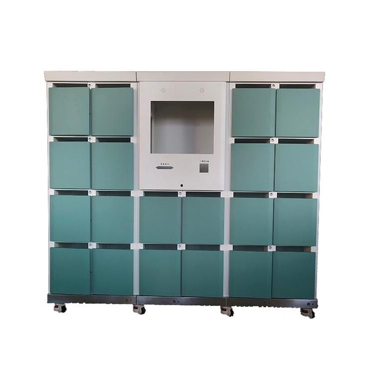 Densen Customized Sheet Metal Fabrication Outdoor Parcel Storage Cabinet Waterproof Parcel Kiosk Express Smart Cabinet