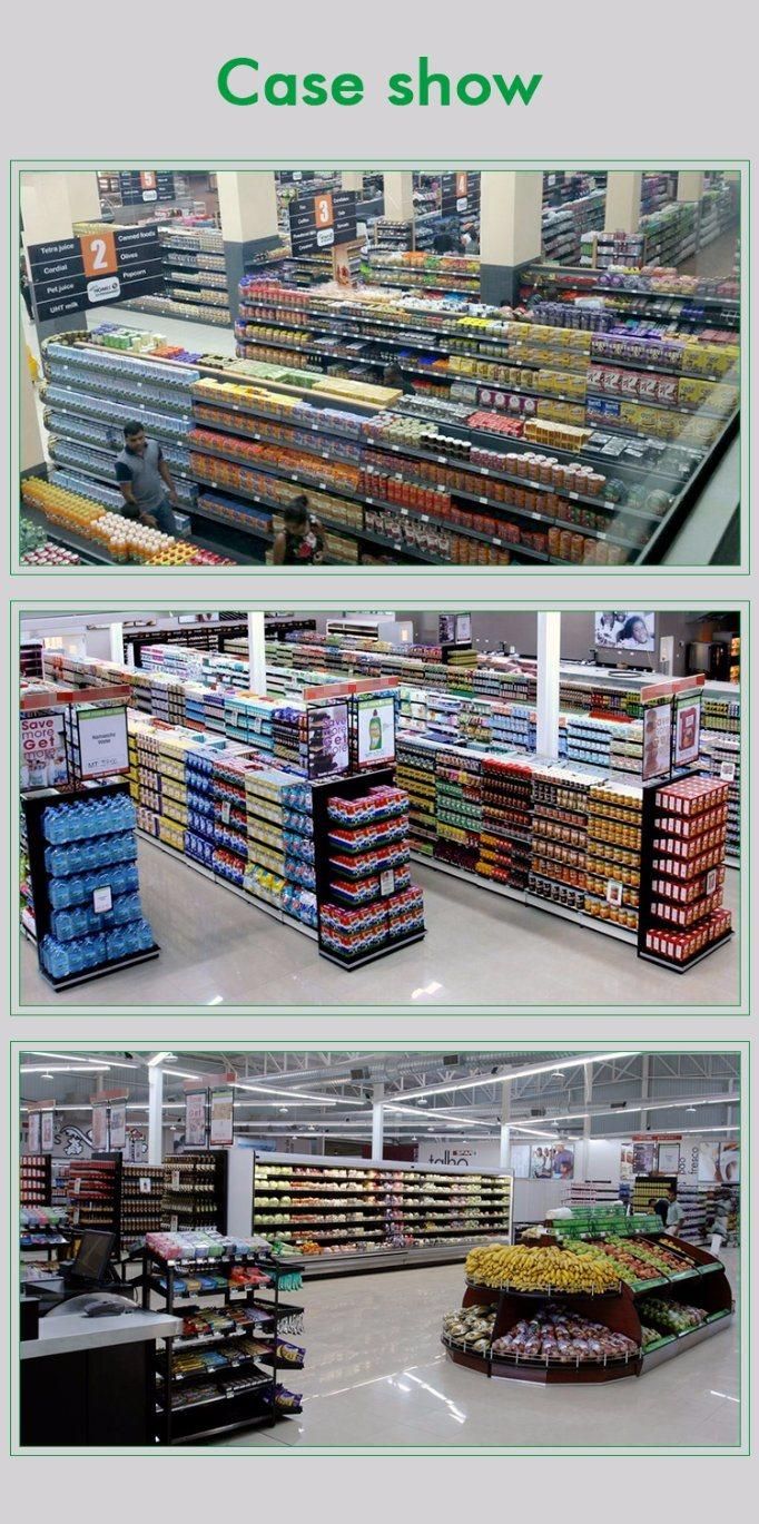 Gondola Shelf Supermarket Display Shelving of Cold Steel Plate