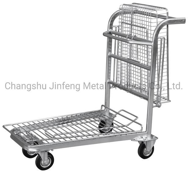 Supermarkets Steel Shopping Carts Metal Trolleys