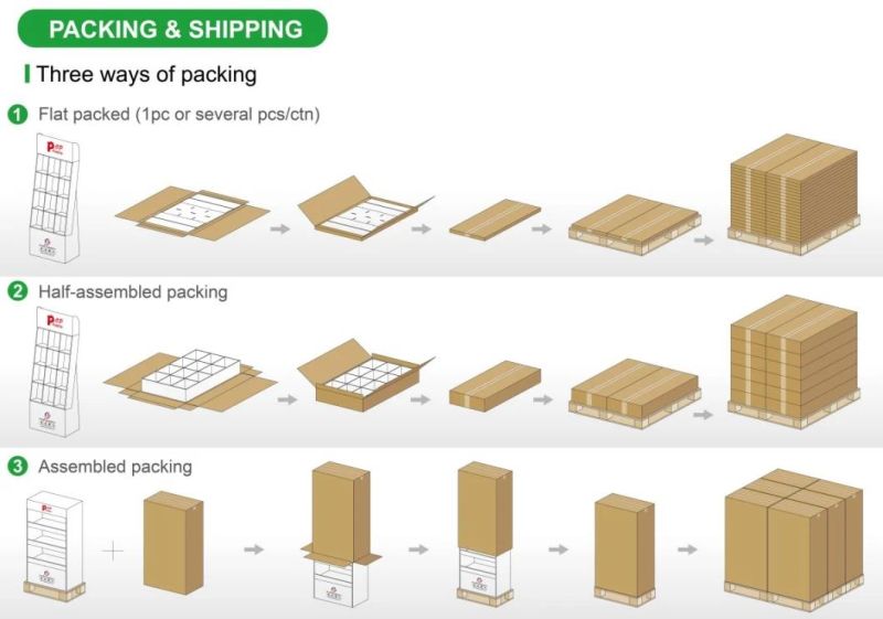 Funko Retail Corrugated Cardboard Pallet Display Stand Tower for Supermarket