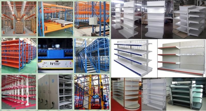 Supermarket Metal Floor Display Shelving