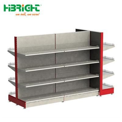 Double Side Punched Back Board Grocery Store Gondola Supermarket Shelf