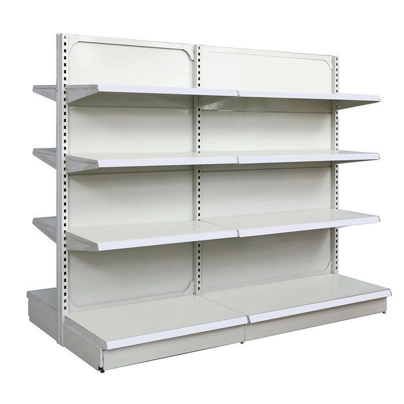 China Factory Supplied Top Quality Supermarket Shelves Metal Double Sided Display Rack Supermarket Display