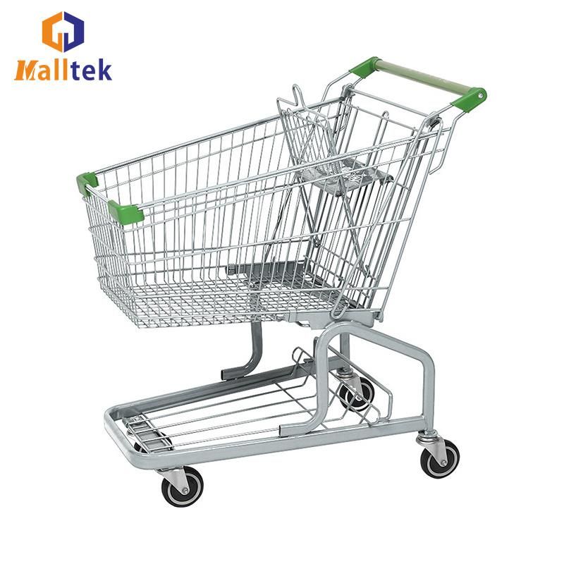 German Metal Supermarket Shopping Trolley for Convenience Store